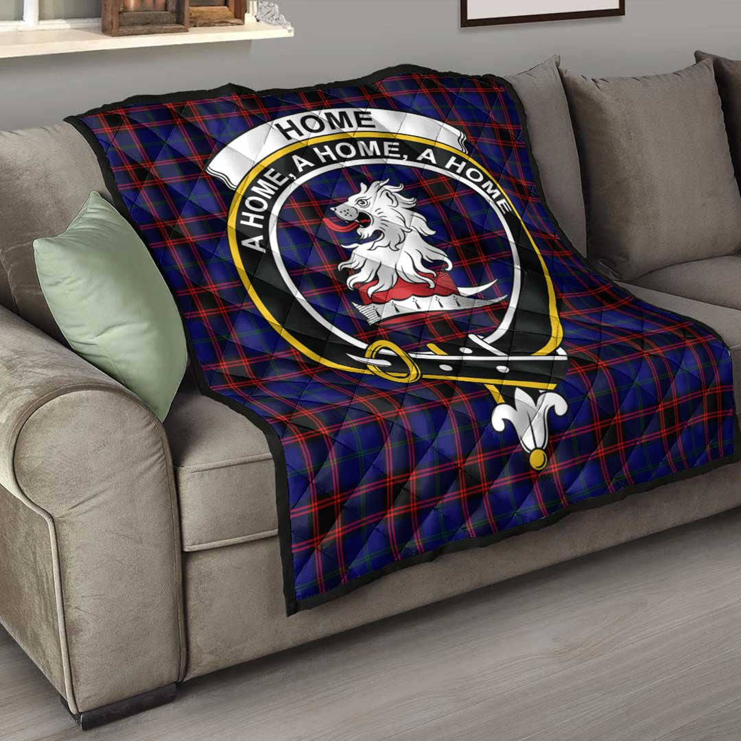 Home Modern Tartan Crest Quilt