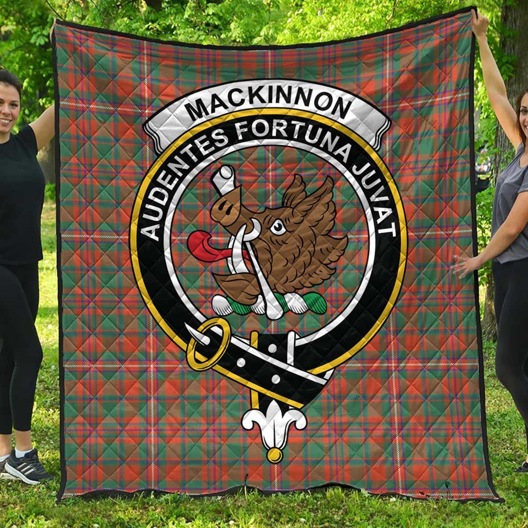 MacKinnon Ancient Tartan Crest Quilt