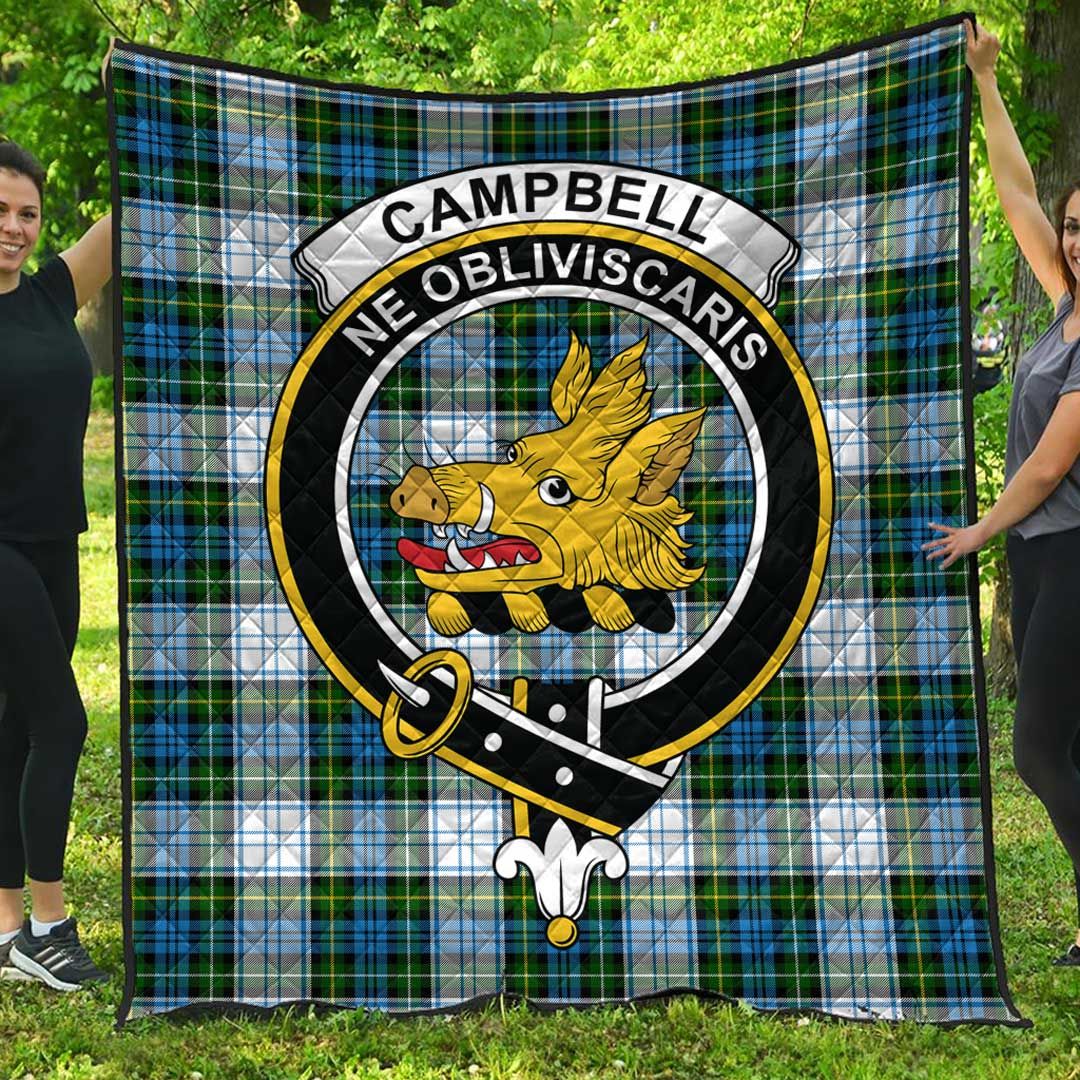 Campbell Dress Ancient Tartan Crest Quilt