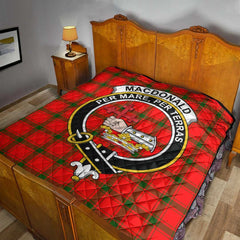 MacDonald of Sleat Tartan Crest Quilt