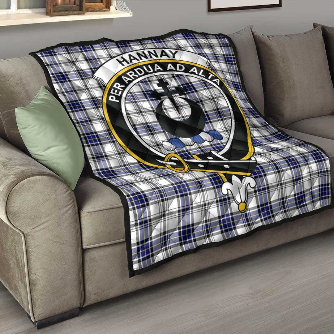 Hannay Modern Tartan Crest Quilt