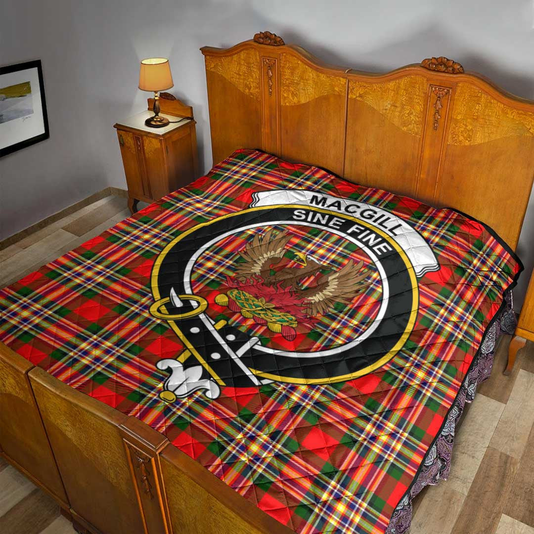 MacGill Modern Tartan Crest Quilt