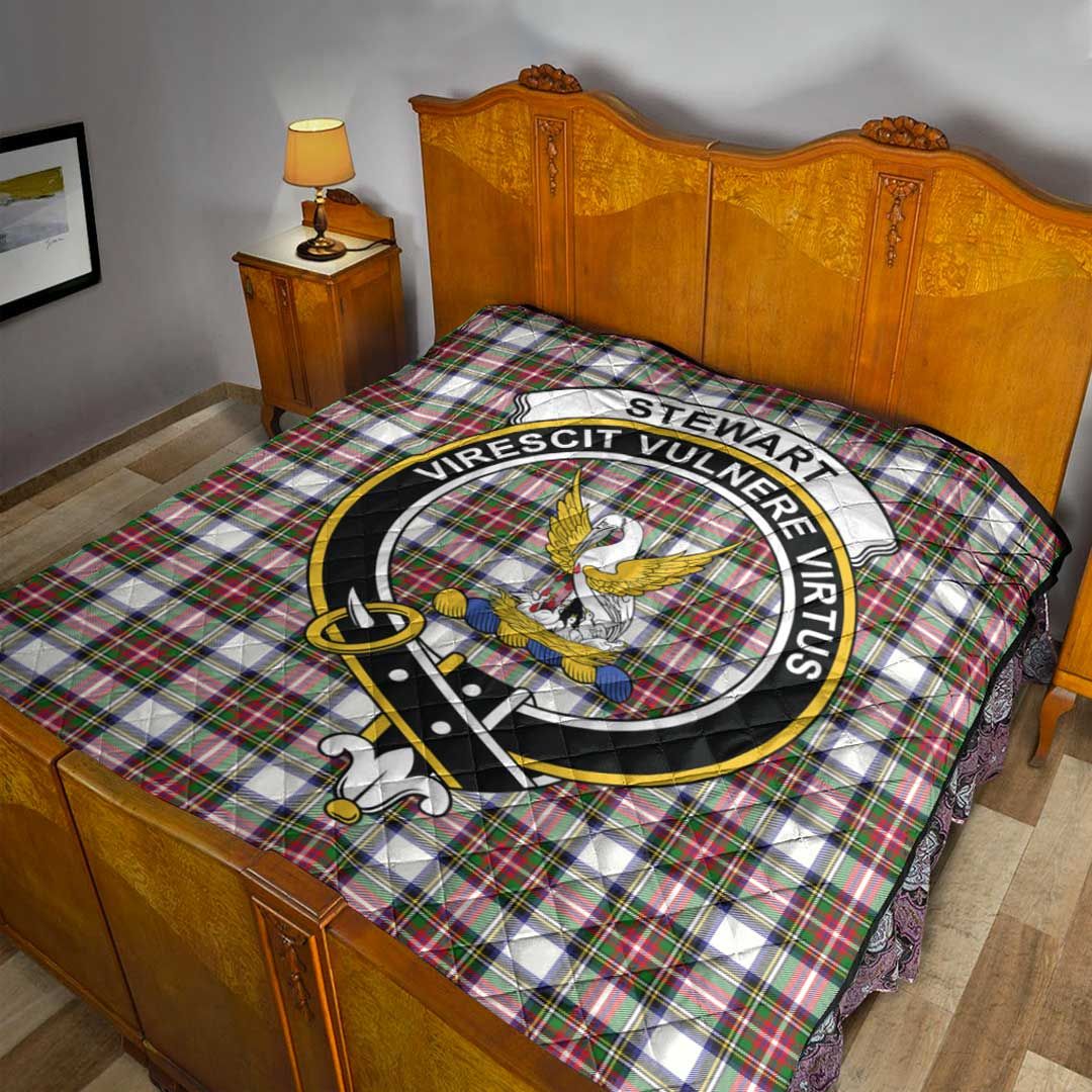 Stewart Dress Modern Tartan Crest Quilt