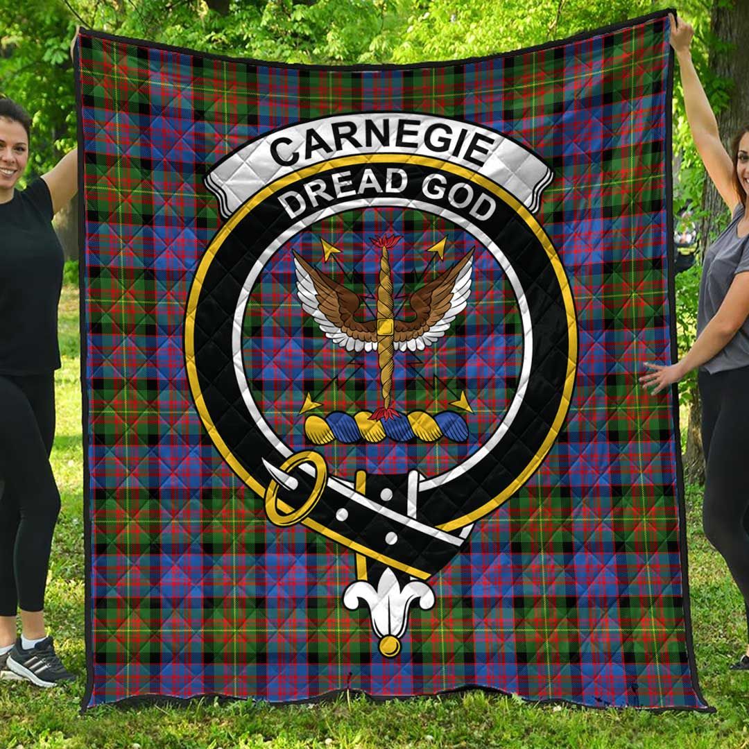 Carnegie Ancient Tartan Crest Quilt