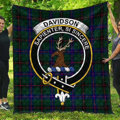 Davidson Modern Tartan Crest Quilt