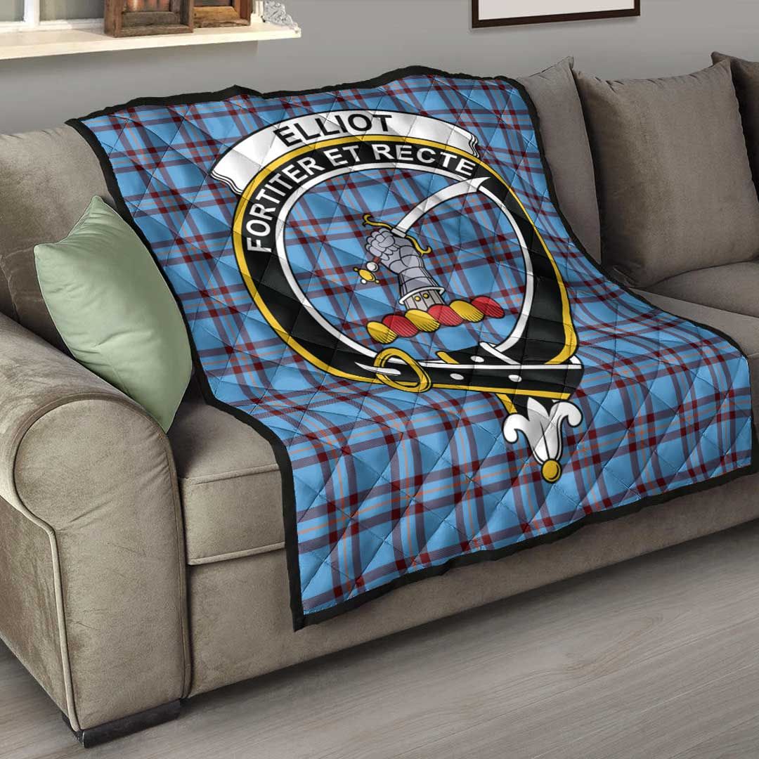 Elliot Ancient Tartan Crest Quilt