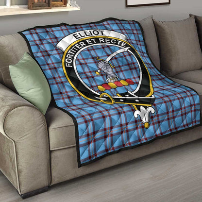 Elliot Ancient Tartan Crest Quilt