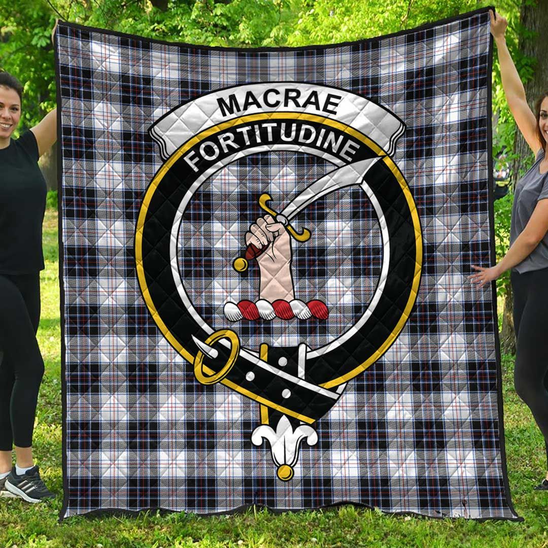 MacRae Dress Modern Tartan Crest Quilt