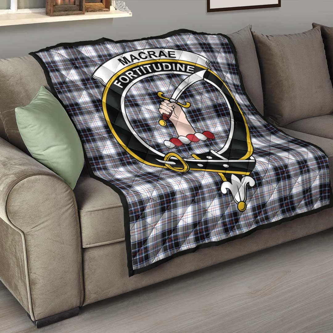 MacRae Dress Modern Tartan Crest Quilt