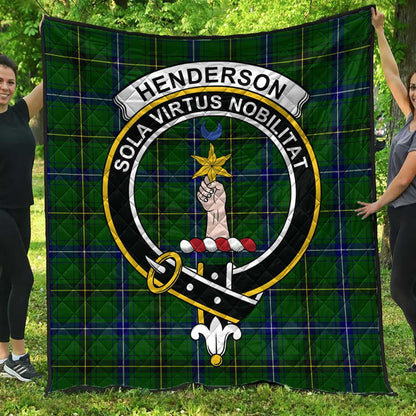 Henderson Modern Tartan Crest Quilt