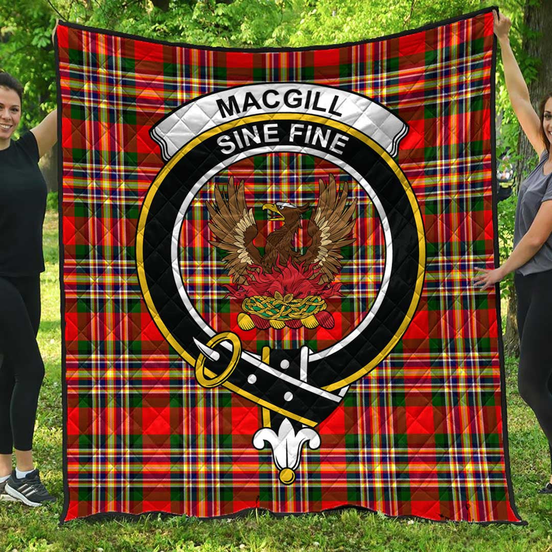 MacGill Modern Tartan Crest Quilt