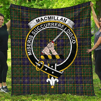 MacMillan Hunting Modern Tartan Crest Quilt