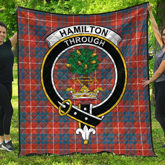 Hamilton Ancient Tartan Crest Quilt