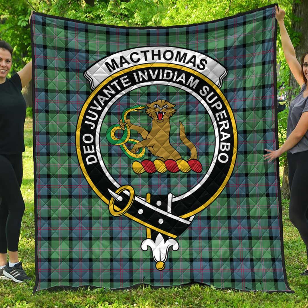 MacThomas Ancient Tartan Crest Quilt