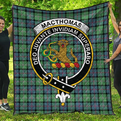 MacThomas Ancient Tartan Crest Quilt