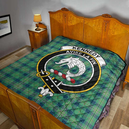 Kennedy Ancient Tartan Crest Quilt