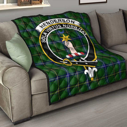 Henderson Modern Tartan Crest Quilt