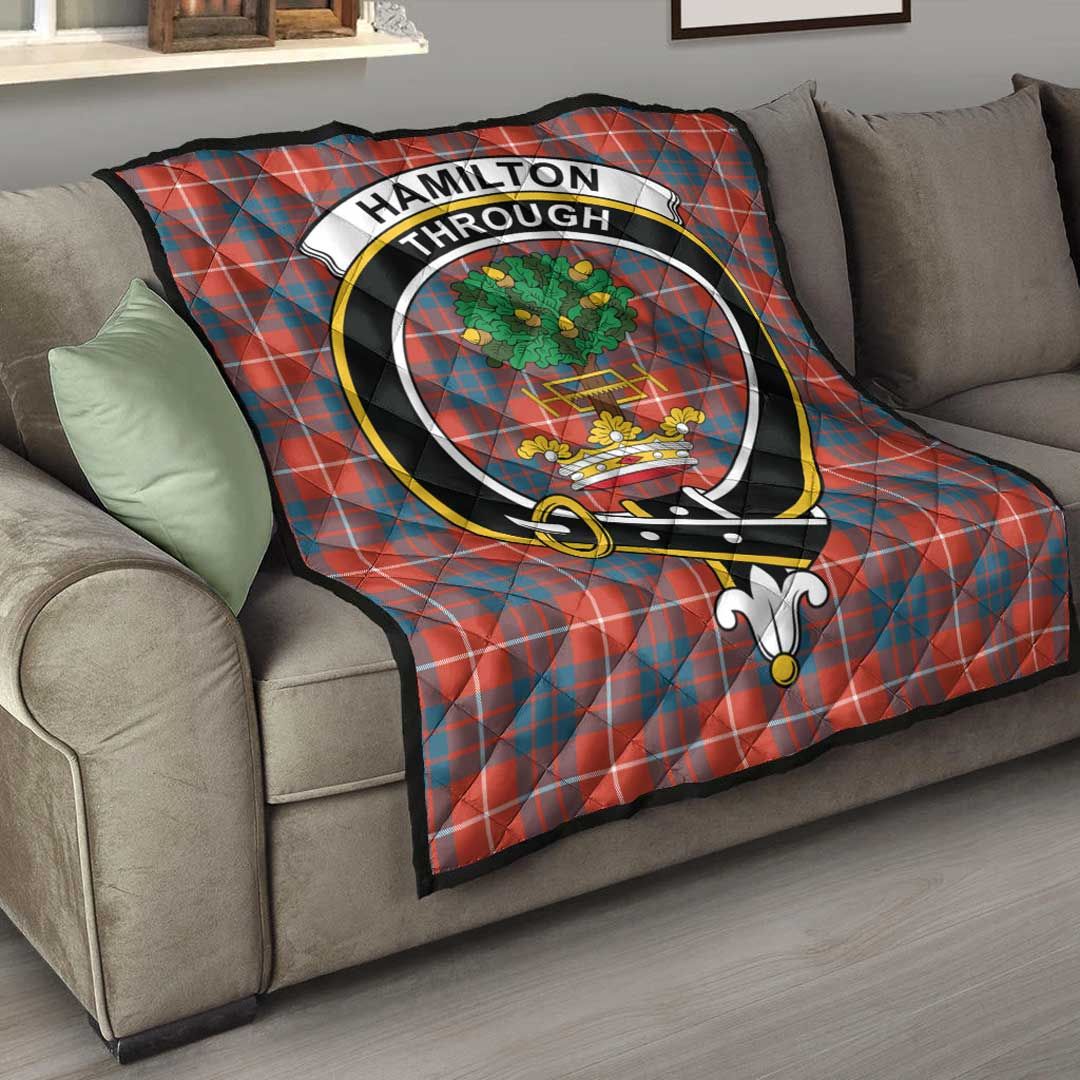 Hamilton Ancient Tartan Crest Quilt