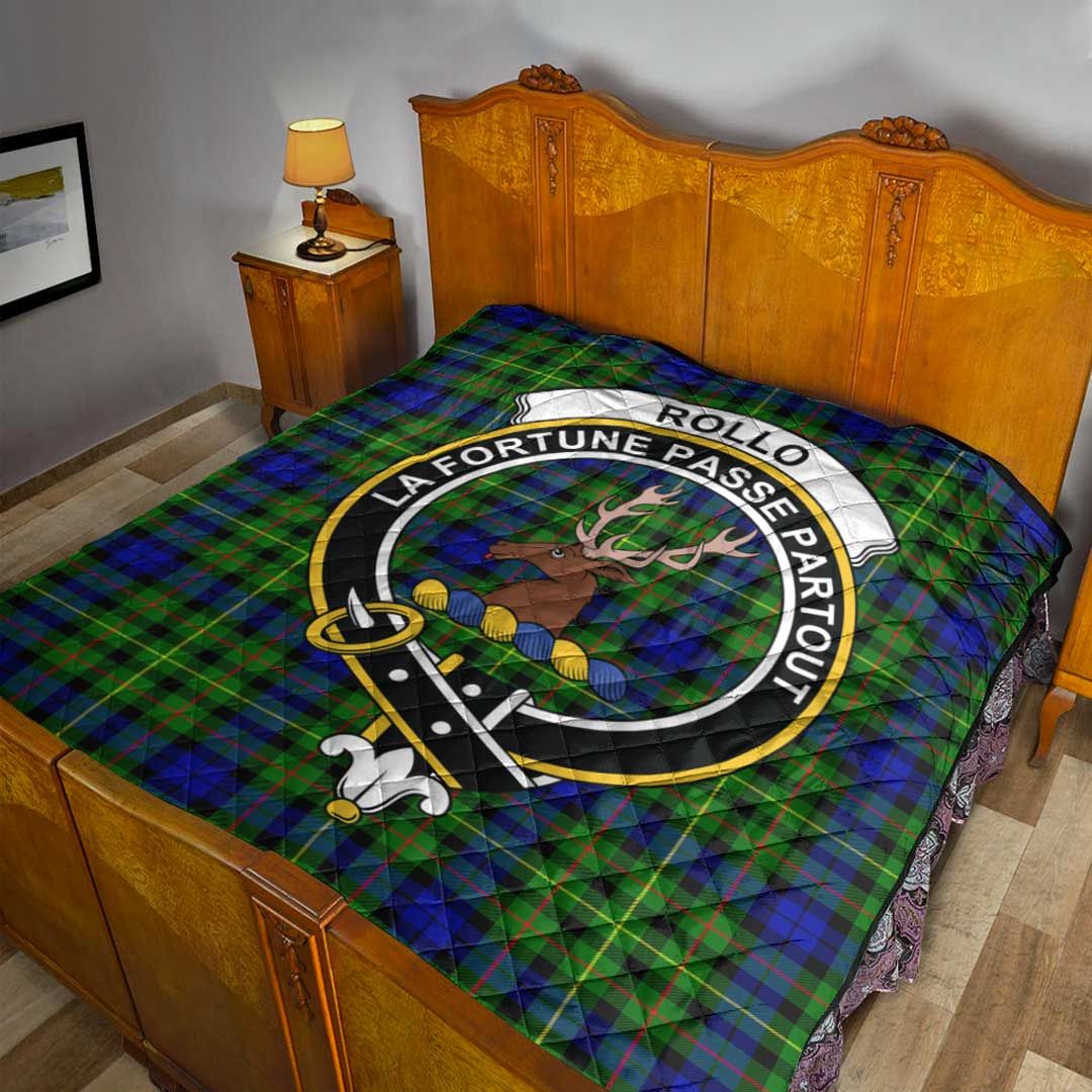 Rollo Modern Tartan Crest Quilt