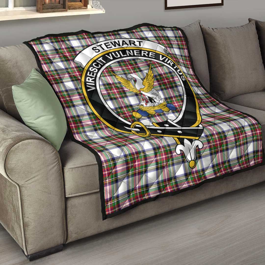 Stewart Dress Modern Tartan Crest Quilt