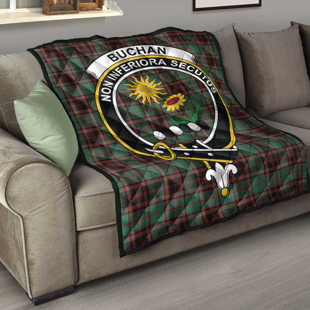 Buchan Ancient Tartan Crest Quilt