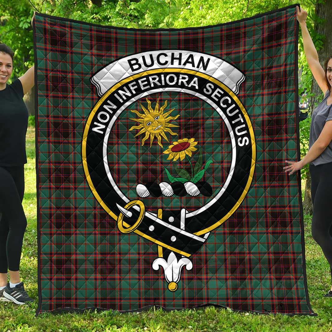 Buchan Ancient Tartan Crest Quilt