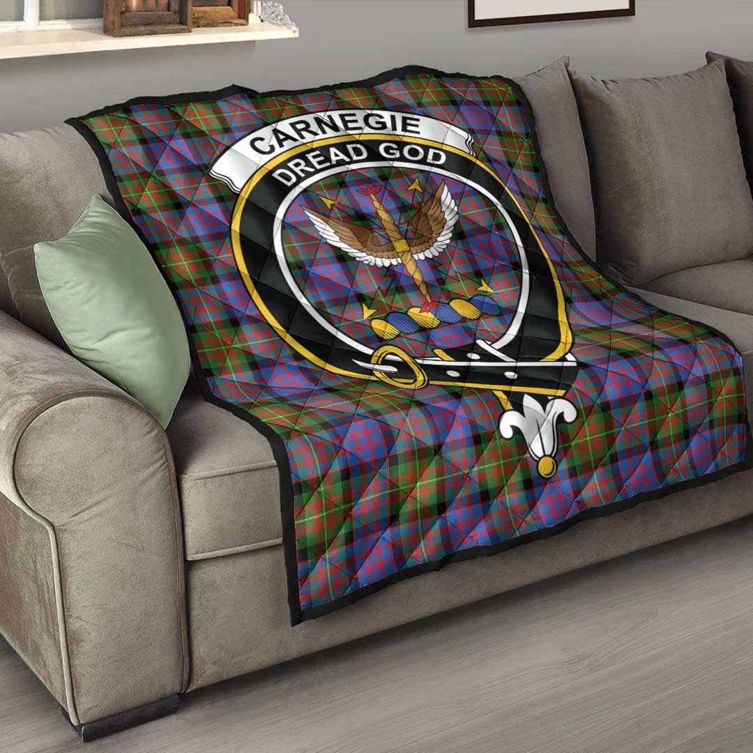 Carnegie Ancient Tartan Crest Quilt