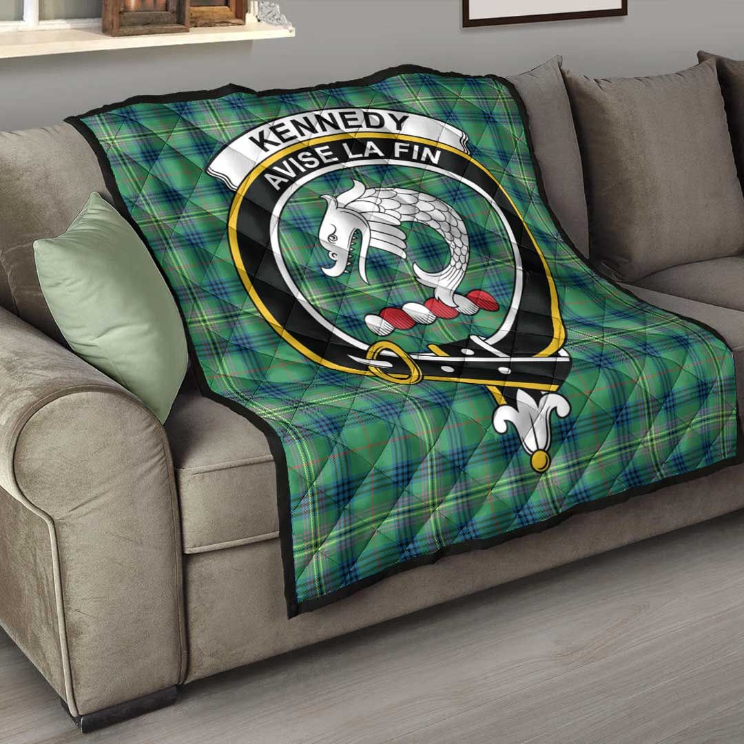 Kennedy Ancient Tartan Crest Quilt