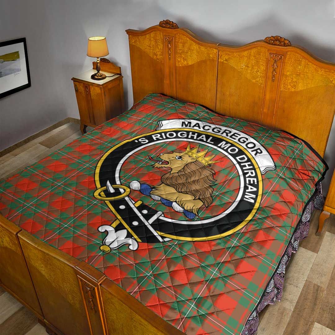 MacGregor Ancient Tartan Crest Quilt