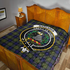 MacLaren Modern Tartan Crest Quilt