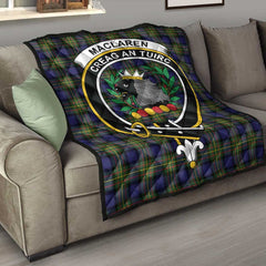 MacLaren Modern Tartan Crest Quilt