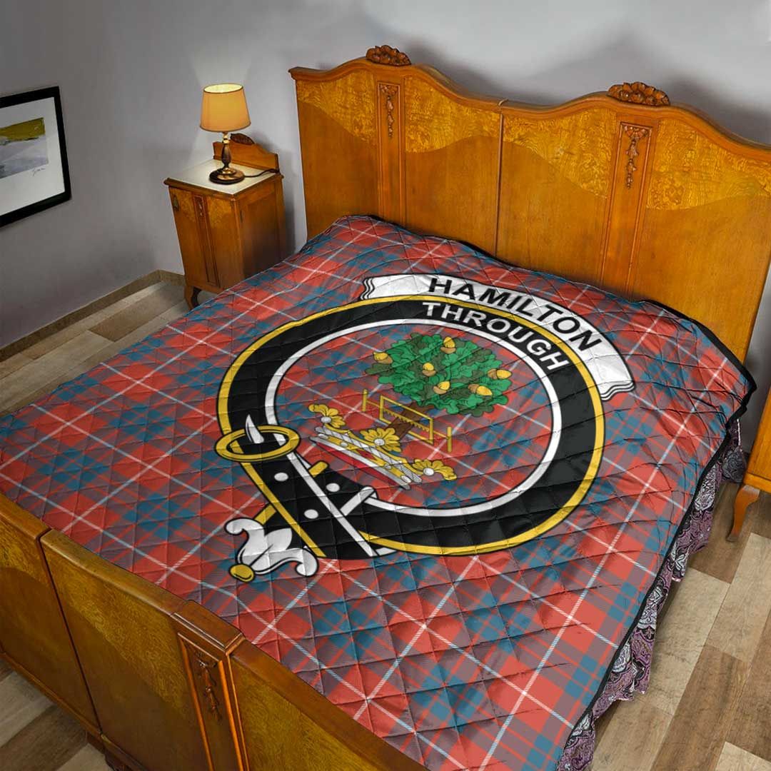 Hamilton Ancient Tartan Crest Quilt