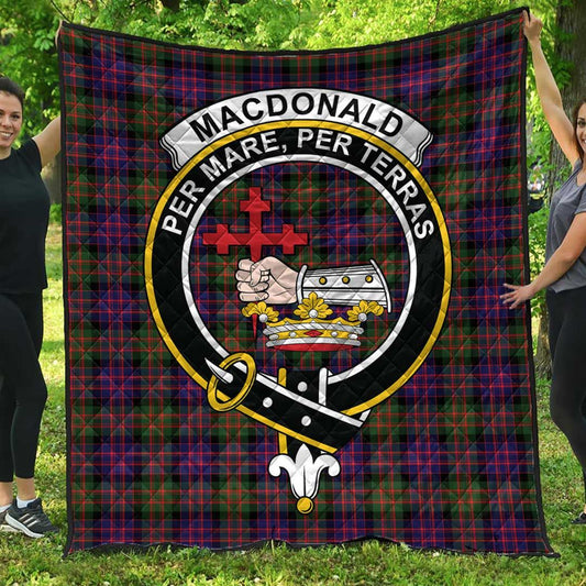 MacDonald Modern Tartan Crest Quilt