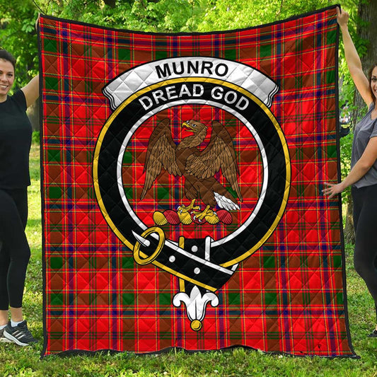 Munro Modern Tartan Crest Quilt