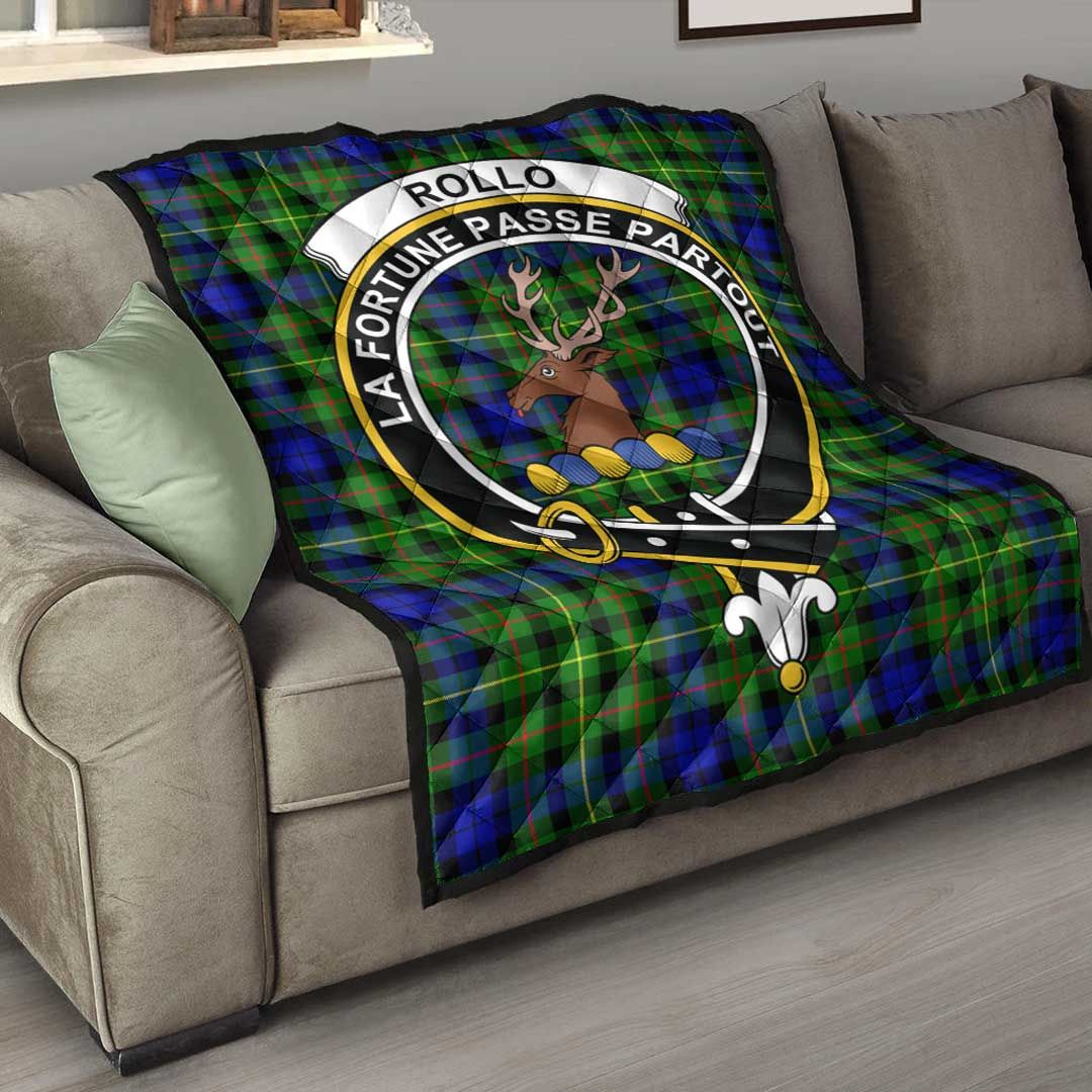 Rollo Modern Tartan Crest Quilt