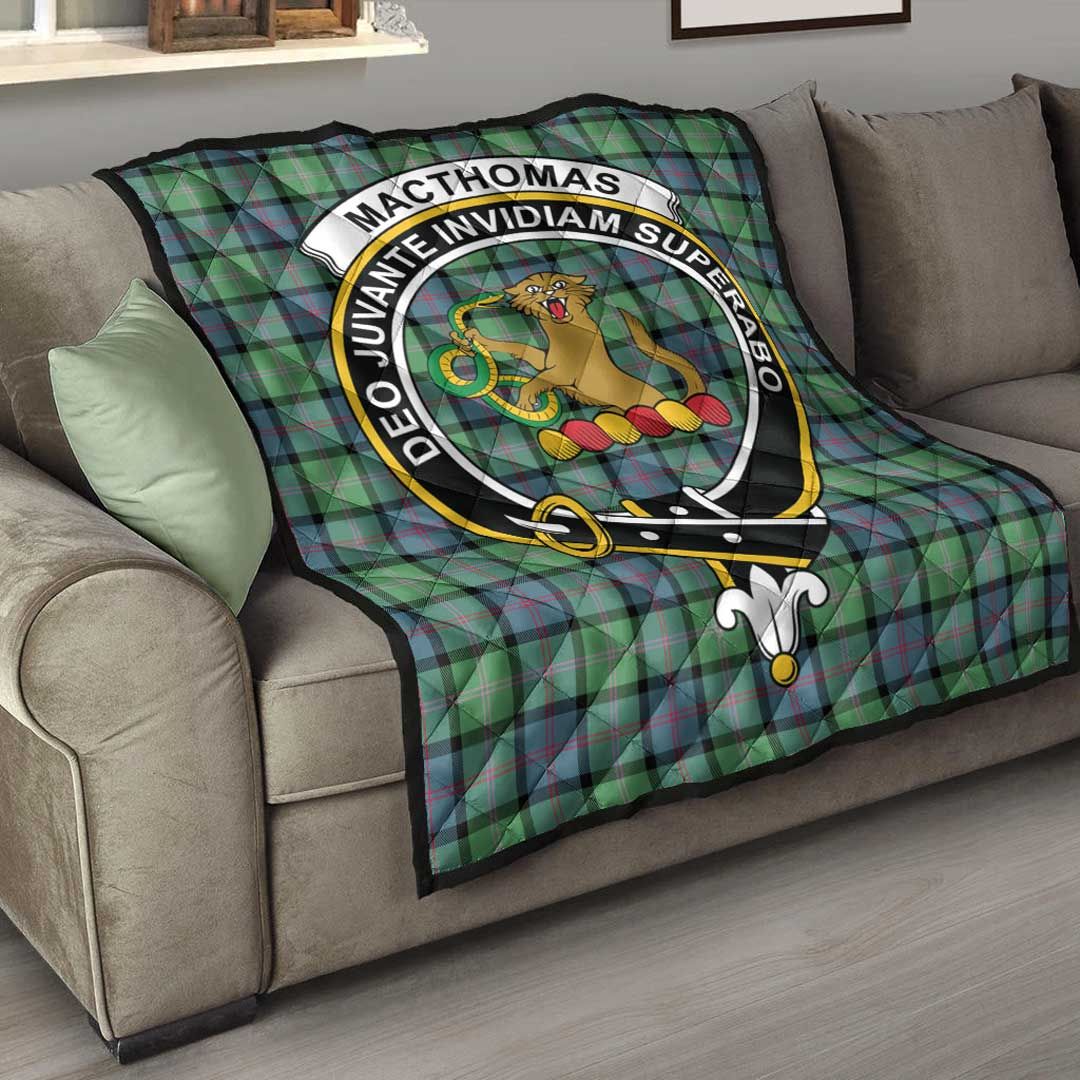 MacThomas Ancient Tartan Crest Quilt