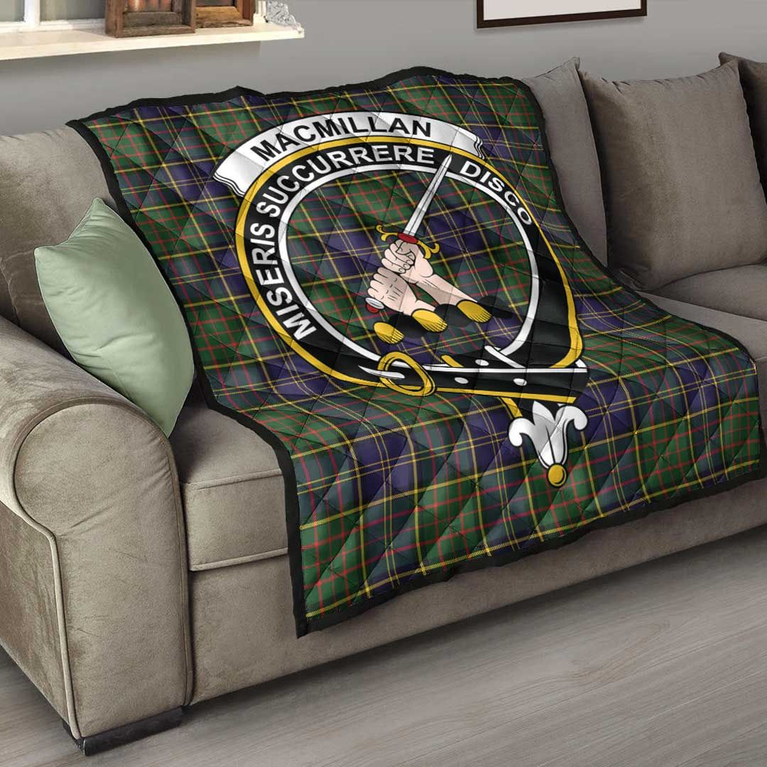 MacMillan Hunting Modern Tartan Crest Quilt