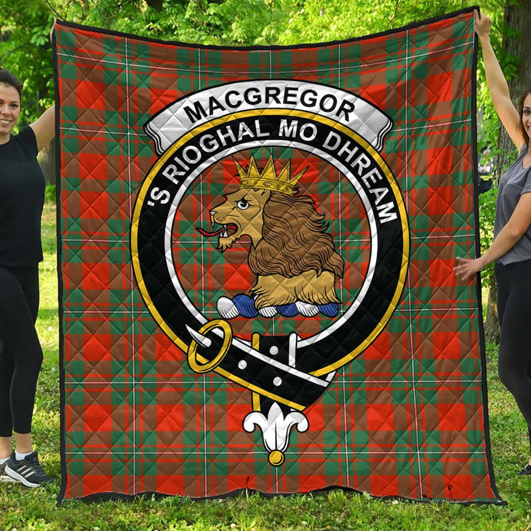 MacGregor Ancient Tartan Crest Quilt