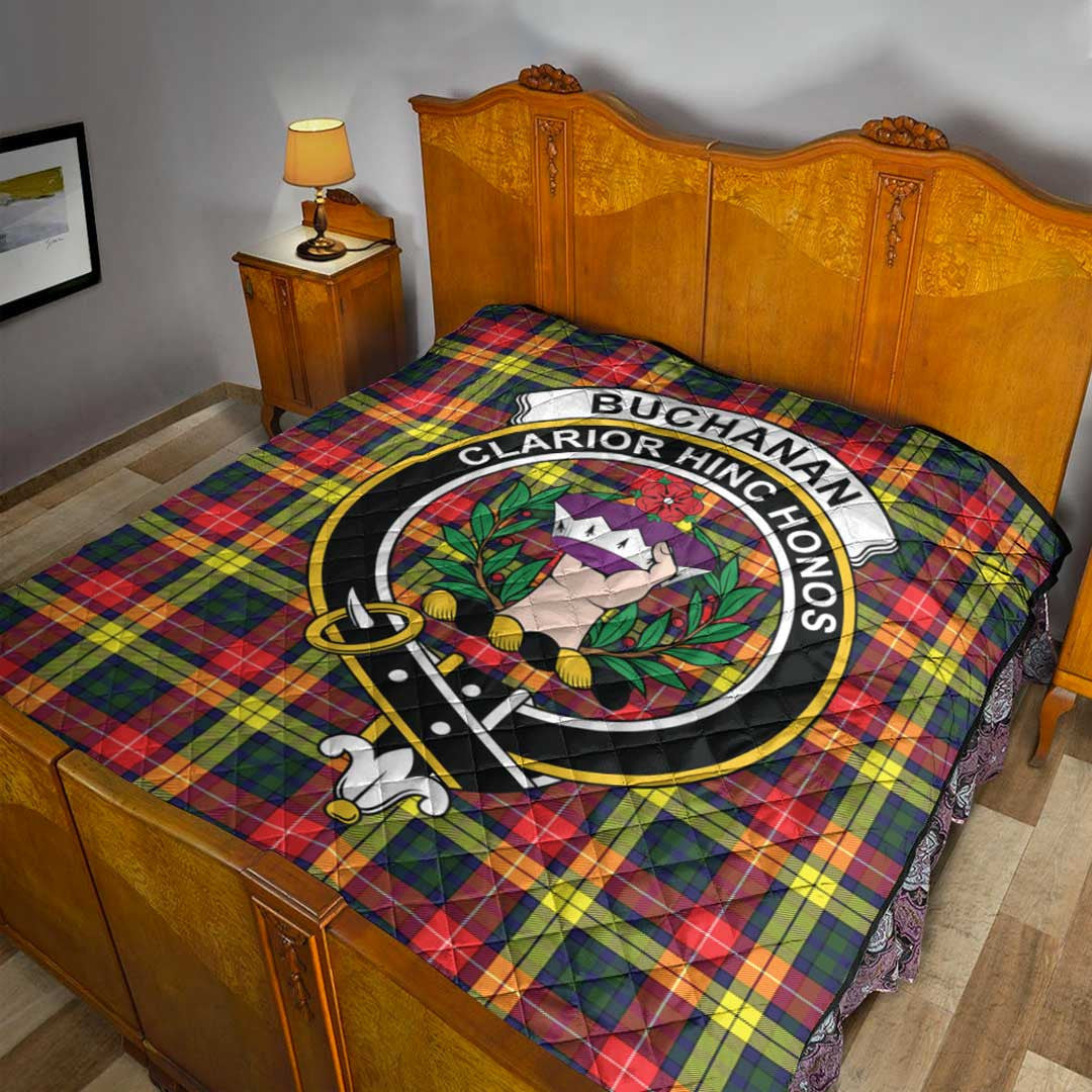 Buchanan Modern Tartan Crest Quilt