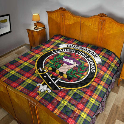 Buchanan Modern Tartan Crest Quilt