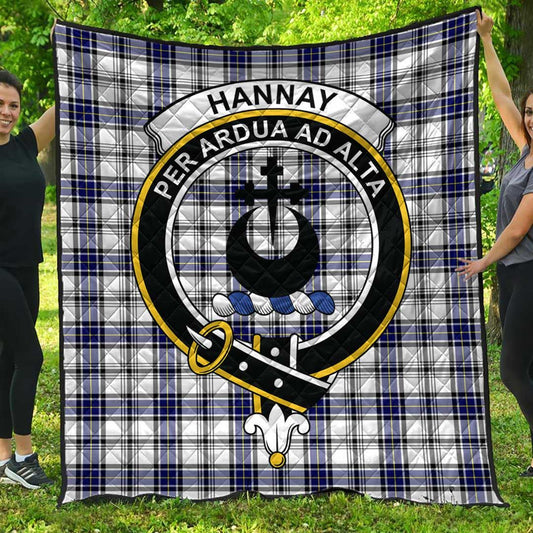 Hannay Modern Tartan Crest Quilt