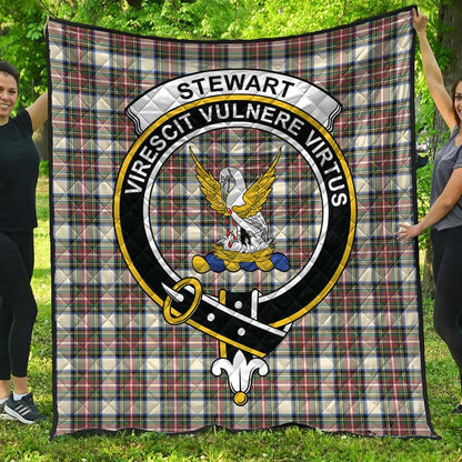 Stewart Dress Ancient Tartan Crest Quilt