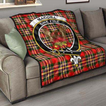 MacGill Modern Tartan Crest Quilt