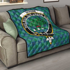 Irvine Ancient Tartan Crest Quilt