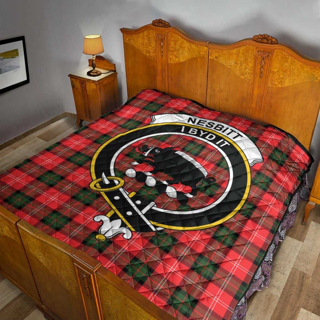 Nesbitt Modern Tartan Crest Quilt