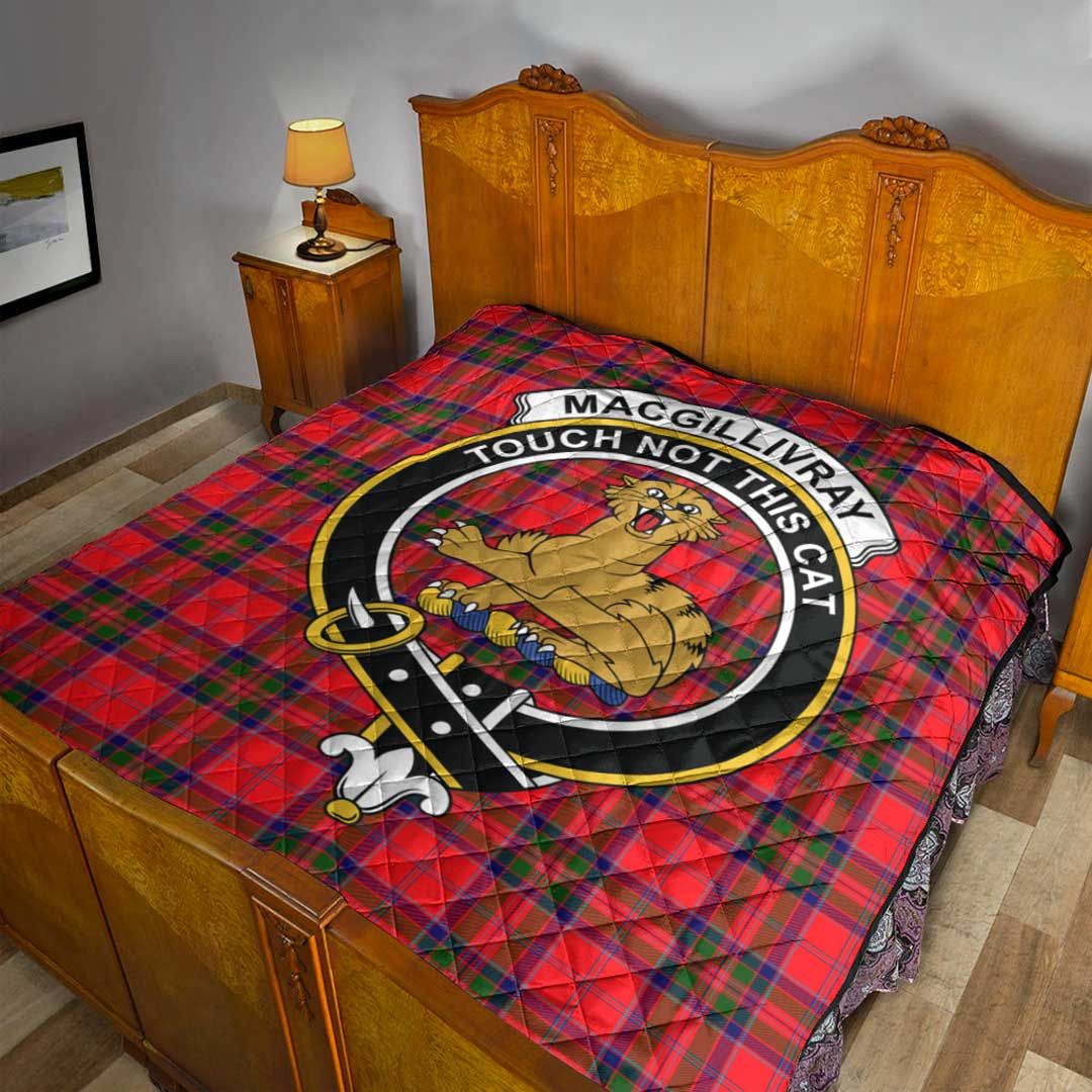 MacGillivray Modern Tartan Crest Quilt