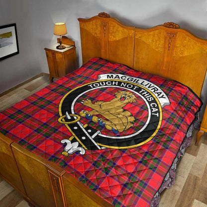 MacGillivray Modern Tartan Crest Quilt