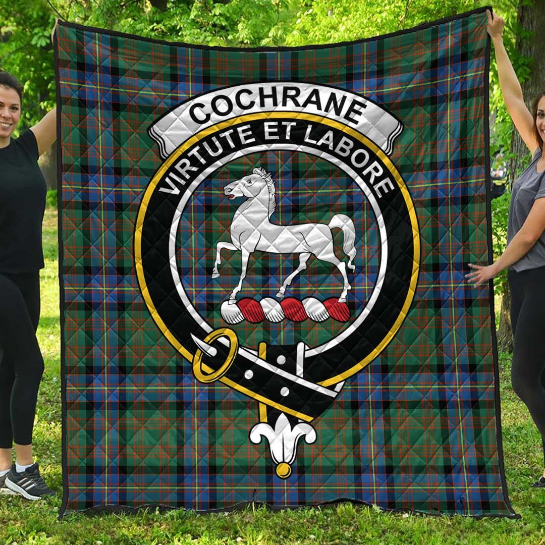 Cochrane Ancient Tartan Crest Quilt