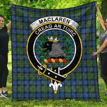 MacLaren Ancient Tartan Crest Quilt