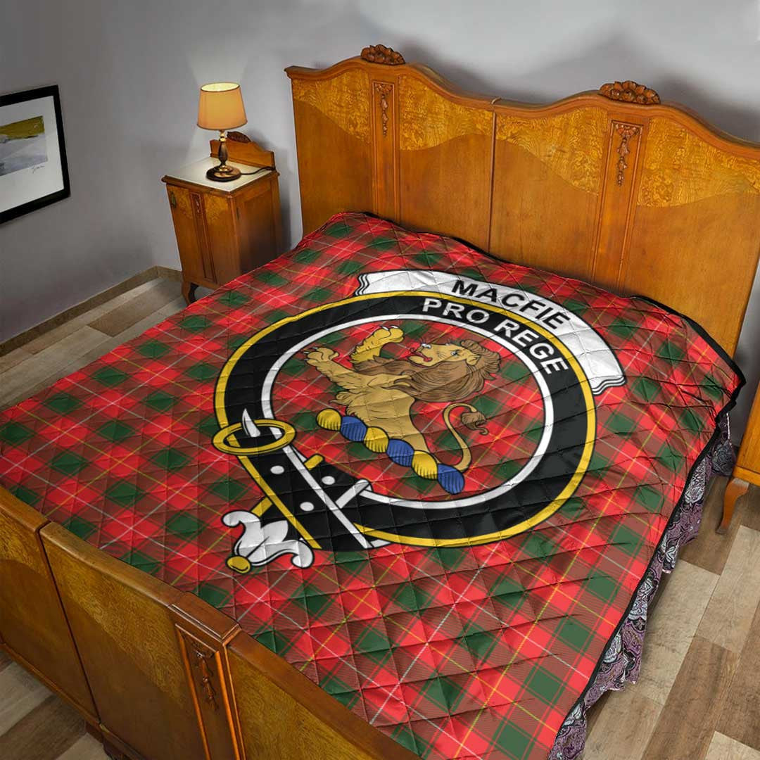 MacFie Tartan Crest Quilt